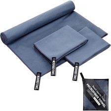 Mikrofaser Handtuch Set 3 Stück schnelltrocknend Badehandtuch Strandhandtuch ...