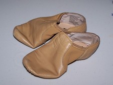 Balera B80 Girl's Slip-on Jazz Shoes Caramel Dance Size 3.0AM