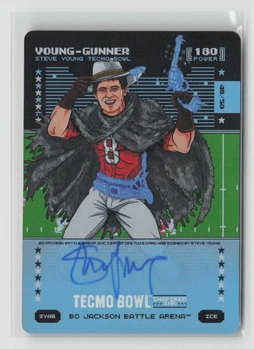 2026 Bo Jackson Battle Arena Tecmo Ice Ink Young-Gunner /50 #SYA6 180