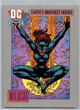1991 DC Comics Trading Card Earth's Mightiest Heroes #78 Wildcat
