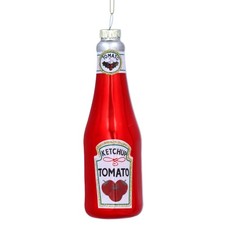 Gisela Graham Ketchup Bottle Hanging Novelty Christmas Decoration and Gift Idea