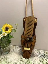 Vintage French Wooden Dress Shoe Hand Carved Holder