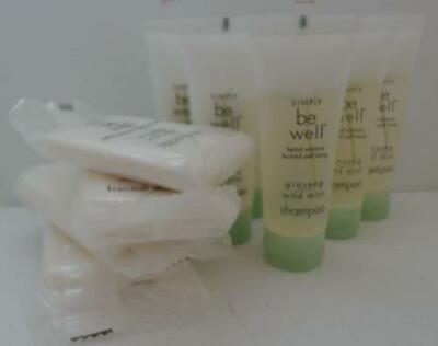 11x Simply Be Well Travel Size Toiletries - Shampoo~Conditioner~Lotion~Soap