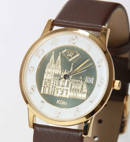 FK Cologne Design Women's Men's Wristwatch Cologne Cathedral Cologne Watch Stainless Steel Vergo. - Picture 6 of 17