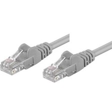 Intellinet Cavo di rete Patch in Rame Cat. 5e Grigio UTP 5 mt