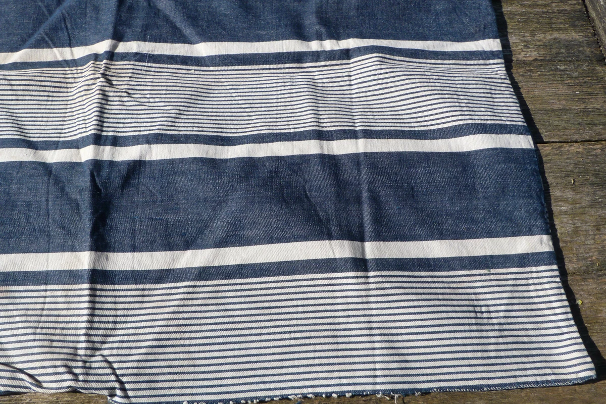 超歓迎新品 special 1900s French indigo linen smock InUjw