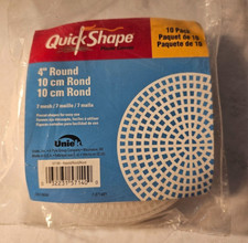 Quick Shape plastic canvas 4'' round 10 Pack NEW