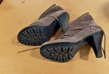 Jasnobrązowe damskie kozaki na obcasie, trend TAMARIS - rozmiar 5 (38)