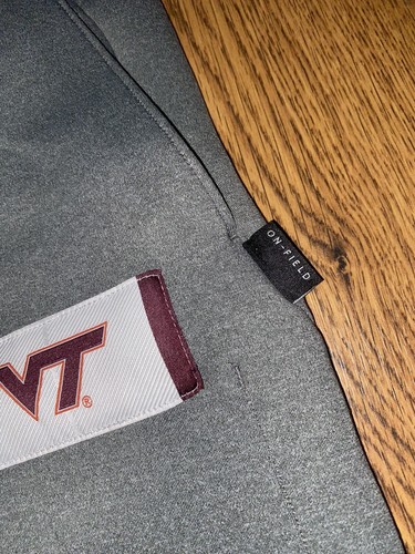 NWT Nike Virginia Tech Hokies Football Gray On Field Travel Pants XXL - Picture 3 of 8