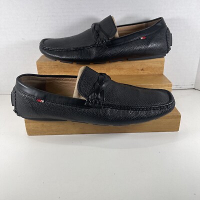 Phat Farm Black Slip-On Loafers PHAT FARM Comfort Tech Black Driving Slip on Casual Loafers  main image 2