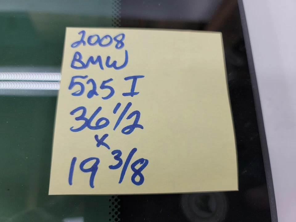 BMW 525I techo corredizo cristal techo corredizo 528 530 535 2004 2005 2006 2007 2008 09 10 4998 Foto 4 de 4