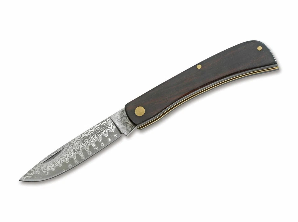 BÖKER MAGNUM Ebony Rangebuster Damast Taschenmesser Slipjoint EDC - 01RY140DAM - Bild 1 von 4