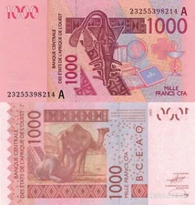 West African States (Ivory Coast) 1000 Francs (2023) - Dromedaries/p-115Aw UNC