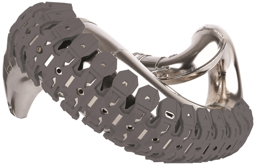 POLISPORT Armadillo Universal 2 stroke Exhaust pipe GUARD MOTOCROSS ENDURO Grey