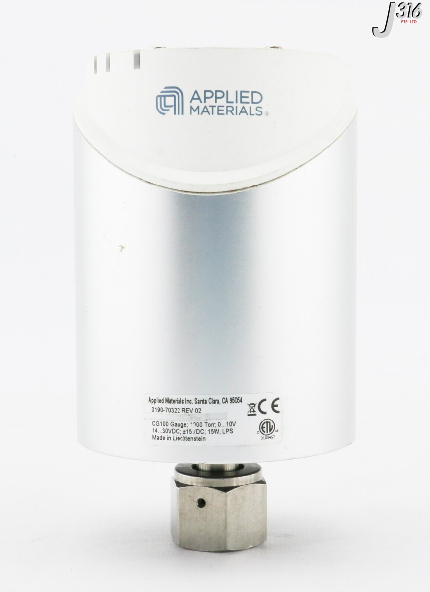 T451 APPLIED MATERIALS CAPACITANCE GAUGE, CG100, 1000TORR 0190