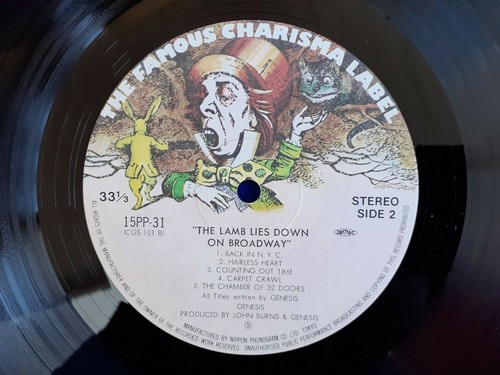 GENESIS THE LAMB LIES DOWN IN BROADWAY JAPAN PRESSING EX ORIGINAL 1983 2 X LP'S - Picture 7 of 8