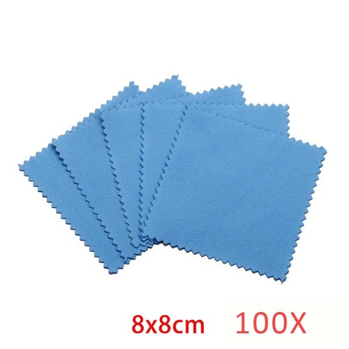100/200PCS Anti-Tarnish Silver Polishing Cleaning Cloth Cleaner Platinum Jewelry - Picture 29 of 34