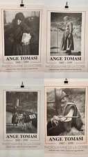 LOT 4 affiches ancienne originale ANGE TOMASI / Photographe CORSE « Le Berger »