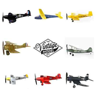 The Vintage Model Company Flying Balsa Aircraft Kits Kiel Kraft DVR Guillow Frog
