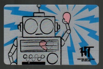 HOT TOPIC Robot with Broken Heart 2007 Gift Card ( $0 )