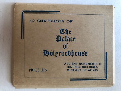 ''The Palace of Holyroodhouse'' - vintage photographic snapshots booklet/set