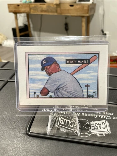Mickey Mantle Rookie 1951 Baseball Card/Insert  Bowman RePrint