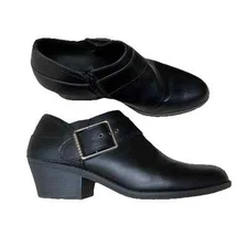 NEW Frye and Co Berlyn Stacked Heel Booties Womens Size 11, Black