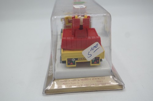 Vintage MAJORETTE Serie 3000 Crane Truck #3011 Yellow France Sealed Blister Pack - Picture 4 of 7