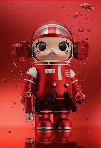 PopMart Mega Collection 400% Mega Space Molly Classic Coca Cola - Imagen 7 de 9