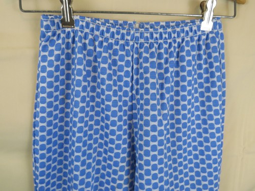 Vintage 1960-70's ladies Girls Pants blue polyester 24-34 waist 30 distressed - Picture 9 of 9