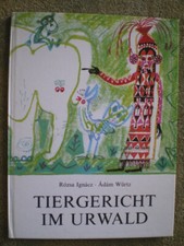 Tiergericht im Urwald - Ungarn DDR Kinderbuch von Rosza Ignacz