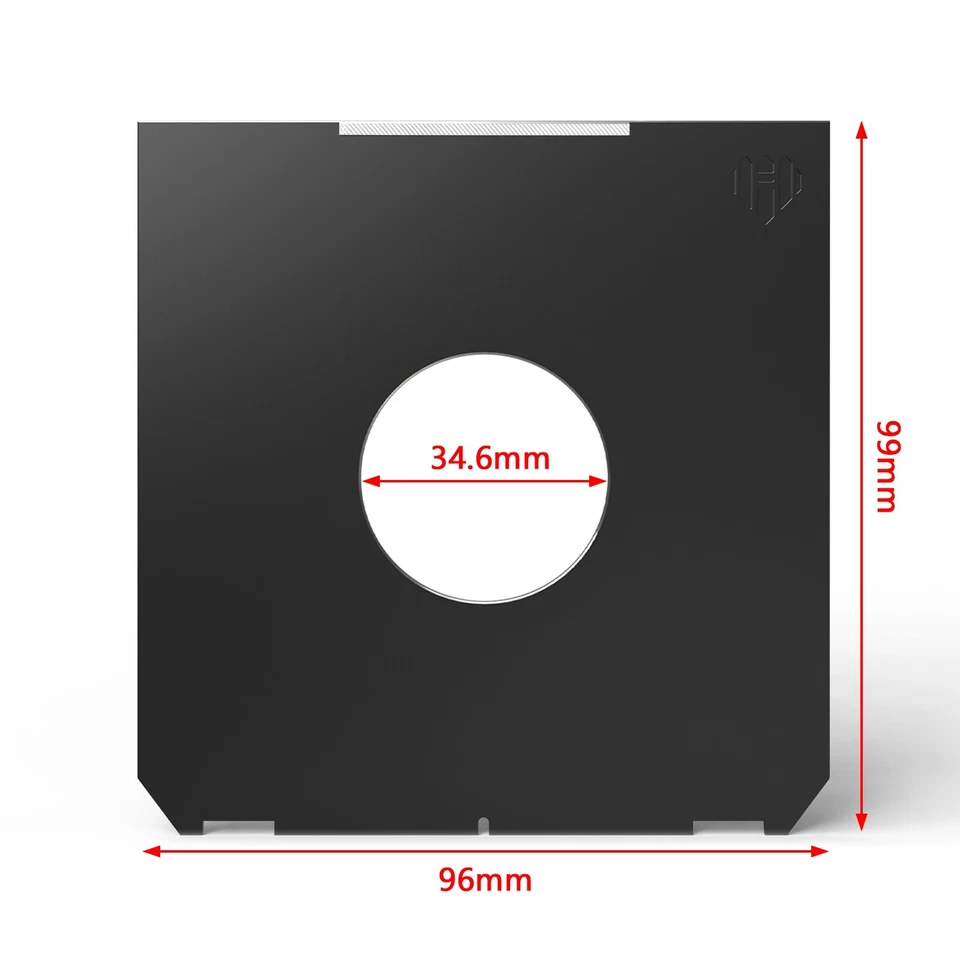 Copal #0 Lens Board 96x99mm For Linhof Technika IV V Ebony Tachihara Wista Toko - Image 3 of 4