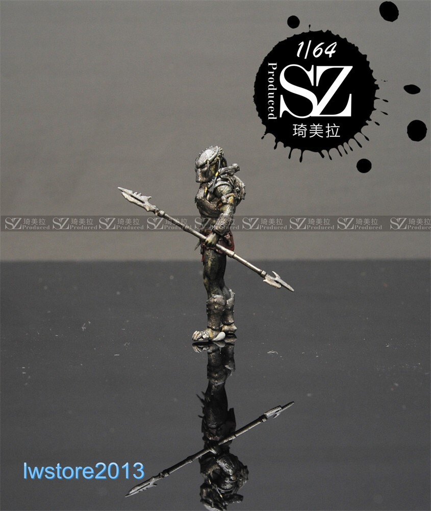 1/64 Predator Mask Scene Props Miniatures Figures Model For Cars Vehicles Toys