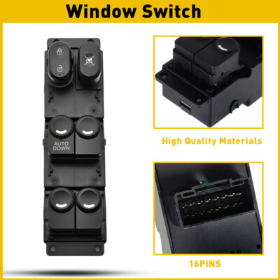 2011-2017 For Hyundai Accent Driver Door Master Power Window Switch Replacement