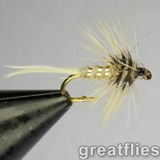 1 dozen (12) - Flymph soft hackle nymph - Hare's Ear