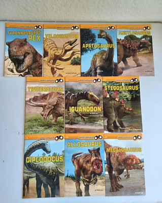 Smithsonian Little Explorer Paleontologist DINOSAUR Kids Book Series Lot of 10