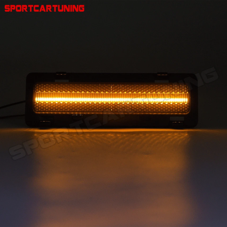 Smoked LED Front Side Marker Lights For 1982-1992 Chevy Camaro Pontiac Firebird Foto 2 de 4