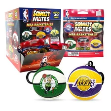 SqueezyMates Gravity Feed NBA Basketballs Mystery Box (24 packs)