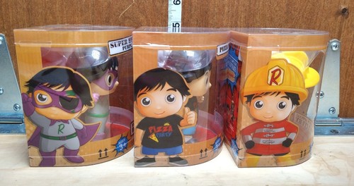 3X Ryan Special Delivery Ryan's World YouTube Toys Fireman/PizzaParty/ SuperHero - Picture 2 of 7