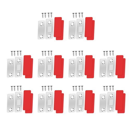 10 Set Ultra-thin Invisible Punch-Free Magnetic Sliding Door Cabinet Closer Part - Picture 4 of 15