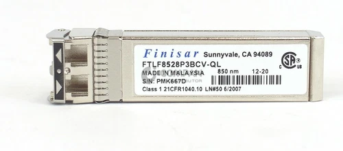 FTLF8528P3BCV-QL FINISAR QLOGIC 8GB FC SFP+ 850NM 150M TRANSCEIVER MODULE