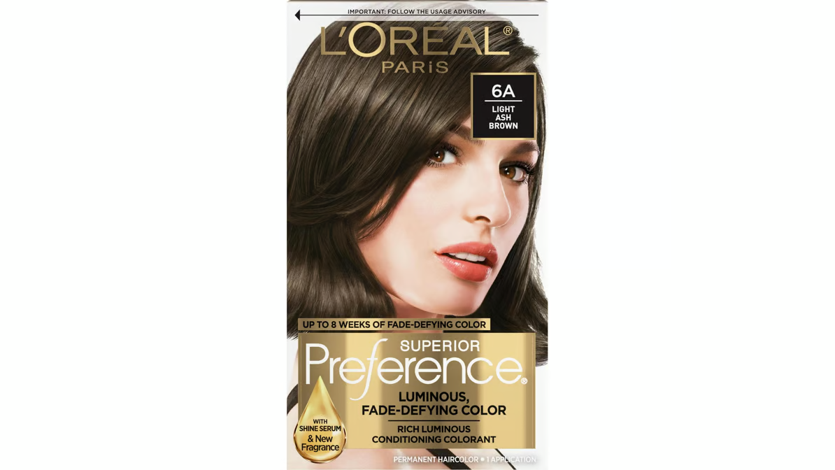 L'Oreal Superior Preference Light Ash Brown 6A Rich Luminous Fade