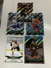 5 2022 Parkhurst Prominent Prospects Silver Hockey Cards Zegras 1 Base Ylonen
