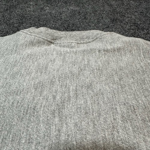 Champion Sweatshirt Mens Medium Heather Grey Reverse Weave Crewneck Exiger Logo - 第 10/15 張圖片