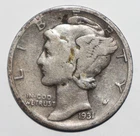 1931 S Mercury Dime FINE (Y105)