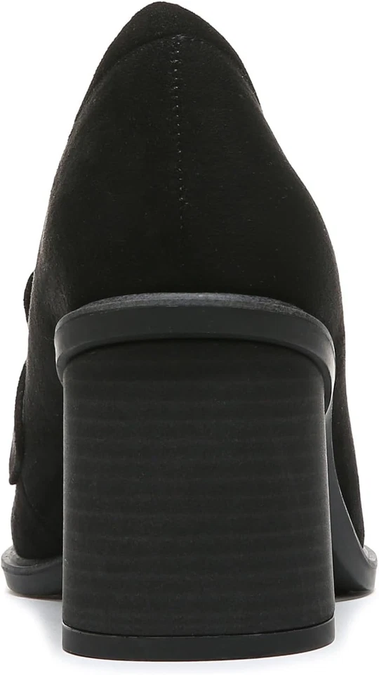 Zapatos Dr. Scholl's Mujer Rumores Tacón Bloque Mocasín Negro Sintético 8.5M Foto 4 de 4