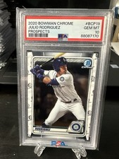 2020 Bowman Chrome Julio Rodriguez BCP19 Prospects PSA 10 GEM MINT 