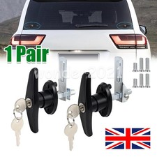 2X Universal Classic Truck Top Replacement Tailgate T Handle Lock And Keys New