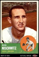1963 Topps #152 Ron Nischwitz Indians 7.5 - NM+