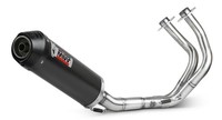 Vollsystem 2X1 Mivv Oval Karbon Kappe Kawasaki Versys 650 2021 > 2023